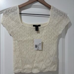 Forever 21 Cropped Sweater Top.